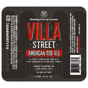 Villa Street Red Ale July 2015