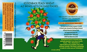 Grand Lake Brewing Kickinback Peach Wheat July 2015