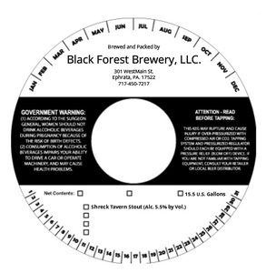 Shreck Tavern Stout July 2015
