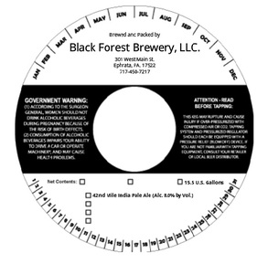 42nd Mile India Pale Ale July 2015