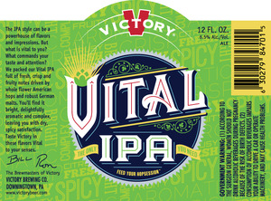 Victory Vital IPA July 2015