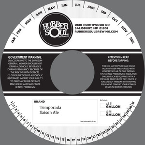 Rubber Soul Brewing Co. Temporada July 2015