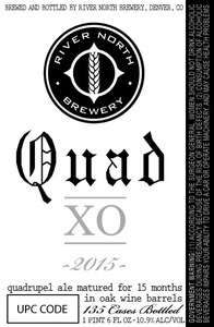 River North Brewery Quad Xo