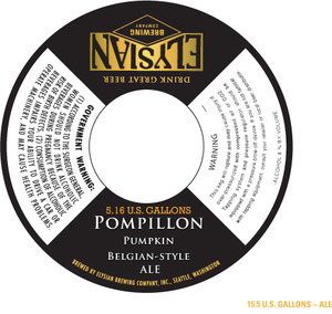 Elysian Brewing Company Pompillon