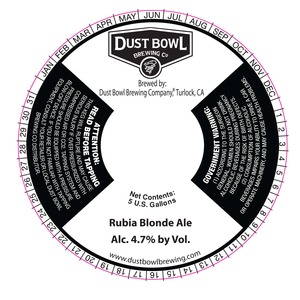 Rubia Blonde Ale July 2015