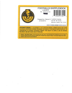 Foothills Dopplebock