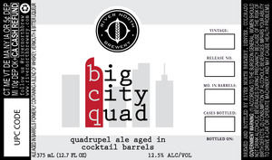 River North Brewery Big City Quad August 2015