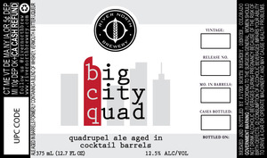 River North Brewery Big City Quad