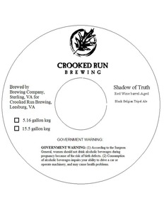 Crooked Run Brewing Shadow Of Truth