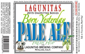 The Lagunitas Brewing Company Born Yesterday July 2015