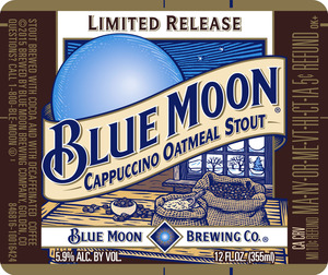 Blue Moon Cappuccino Oatmeal Stout July 2015