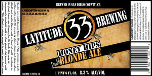 Honey Hips Double Blonde Ale 