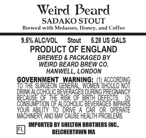 Weird Beer Sadako Stout