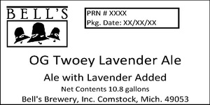 Bell's Og Twoey Lavender Ale July 2015