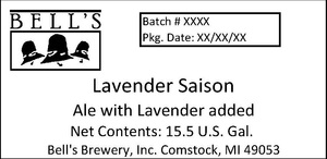 Bell's Lavender Saison Ale July 2015