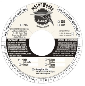 Motorworks Brewing Pumpkin Ale