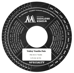 Widmer Brothers Brewing Company Valley Vanilla Pale