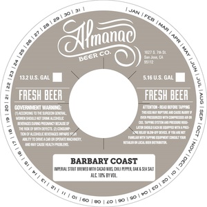 Almanac Beer Co. Barbary Coast