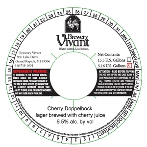 Brewery Vivant Cherry Doppelbock