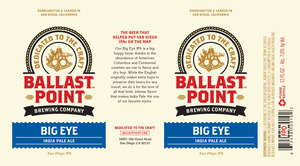 Ballast Point Big Eye July 2015