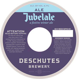 Deschutes Brewery Jubelale