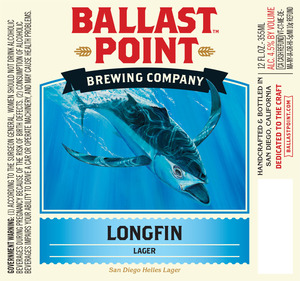 Ballast Point Longfin July 2015