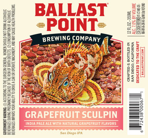 Ballast Point Grapefruit Sculpin July 2015