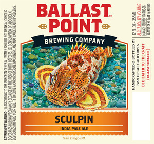 Ballast Point Sculpin July 2015