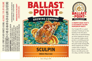 Ballast Point Sculpin July 2015