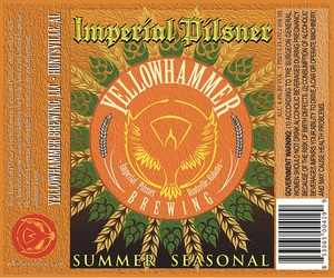 Yellowhammer Imperial Pilsner July 2015