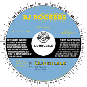 Rj Rockers Brewing Company Dunkulele Dark Wheat