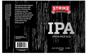 Strike Brewing Co. IPA July 2015