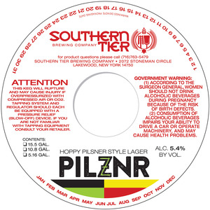 Southern Tier Brewing Company Pilznr