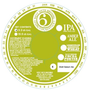 West Sixth Brewing Brett Saison