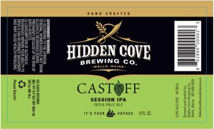 Hidden Cove Brewing Co. Castoff Session IPA July 2015