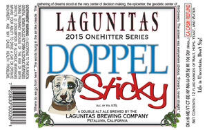 The Lagunitas Brewing Company Dopplesticky Double Alt July 2015
