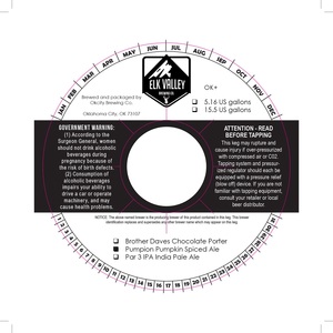 Elk Valley Brewing Co. Pumpion Pumpkin Spiced Ale