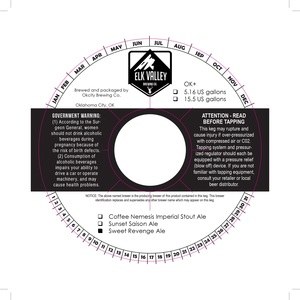 Elk Valley Brewing Co. Sweet Revenge Ale