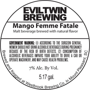 Evil Twin Brewing Mango Femme Fatale