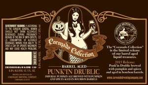 Coronado Brewing Company Barrel Aged Punk'in Drublic July 2015