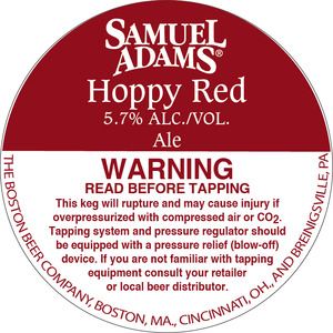 Samuel Adams Hoppy Red July 2015