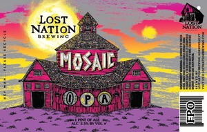 Lost Nation Brewing Mosaic IPA Ale