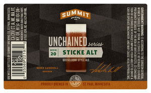 Summit Brewing Company Sticke Alt July 2015