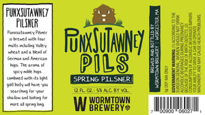 Wormtown Brewery Punxsutawney Pils July 2015