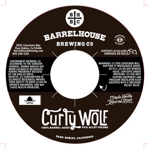 Barrelhouse Brewing Co. Curly Wolf