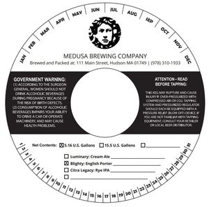 Medusa Brewing Company Blighty