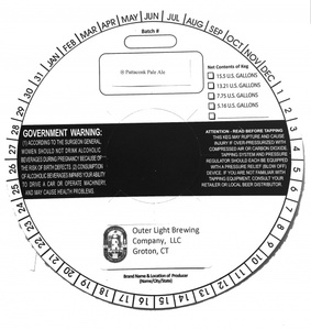 Outer Light Brewing Company Pattaconk Pale Ale