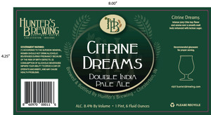 Hunter's Brewing Citrine Dreams July 2015