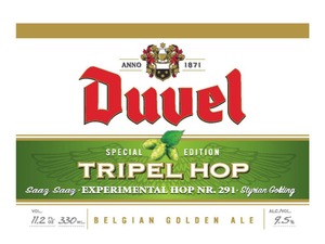 Duvel Tripel Hop Experimental Hop Nr. 291 July 2015