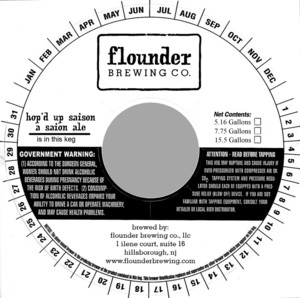 Flounder Brewing Co Hop'd Up Saison